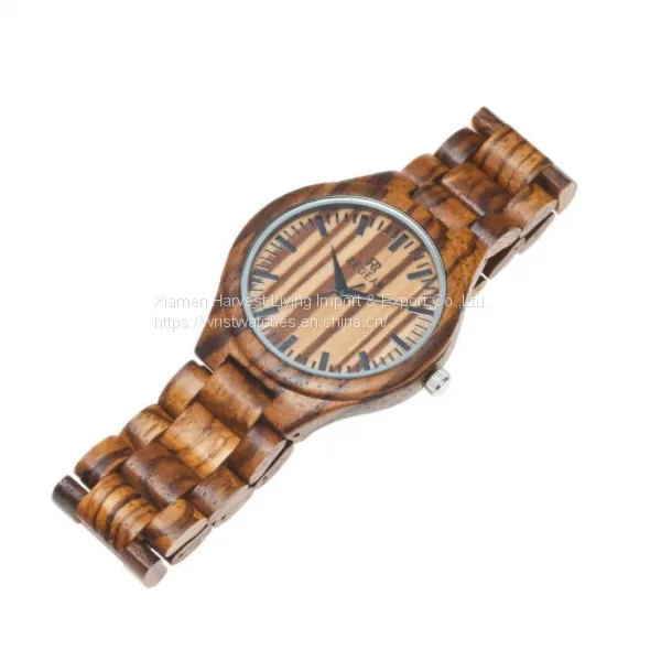 Fashion New Arrival Waterproof Wooden Quartz Watch photo-2