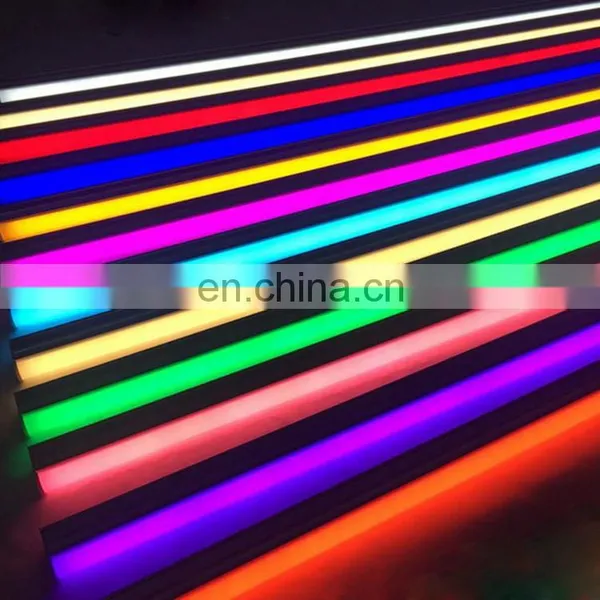 Building Decoration IP68 Waterproof Programmable DMX RGB Colorful Digital LED Tube Light 18W 120cm photo-3