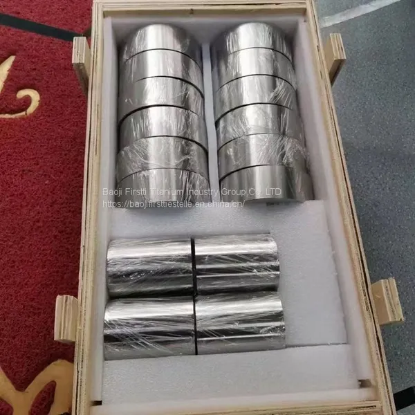 Shaanxi Baoji Titanium Round Target High Purity Titanium Target GR1 GR2 Titanium Target, Uniform Film Formation photo-2