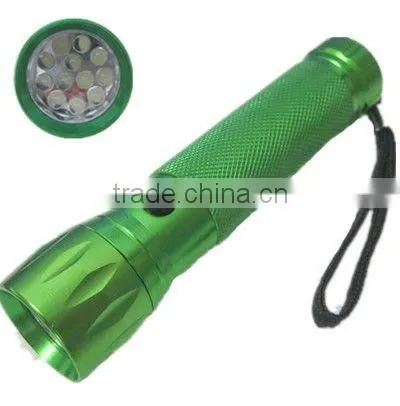 Hot Sale 12 Led 395-100nm uv Led Flashlight