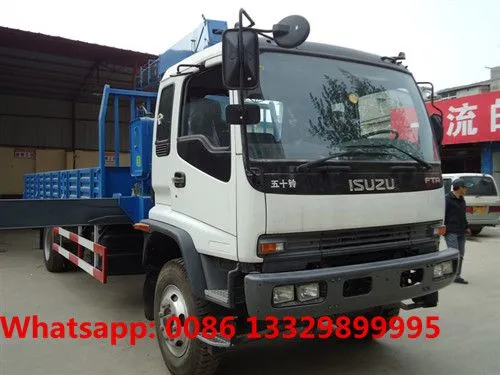 Isuzu Brand 4*2 LHD FVR 6.3T Telescopic Crane Boom Mounted on Truck for Sale photo-2