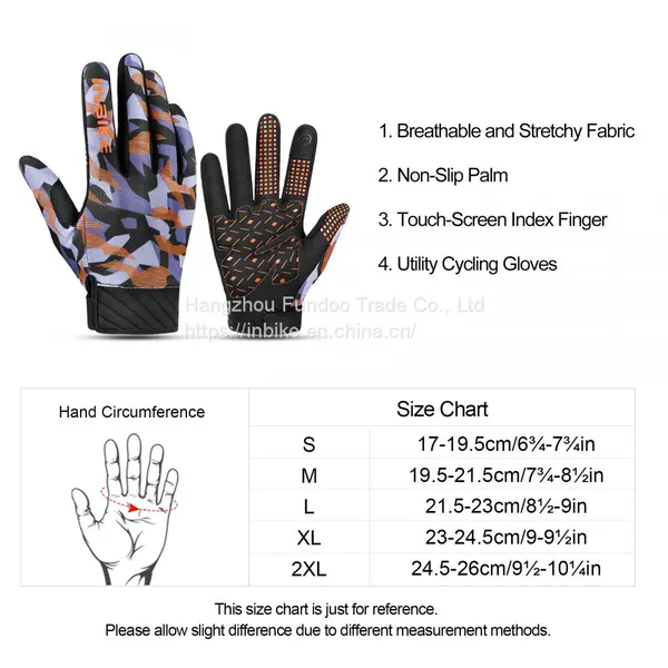 INBIKE Bicycle Gloves Cycling Bike Gloves Breathable Men & Women photo-5