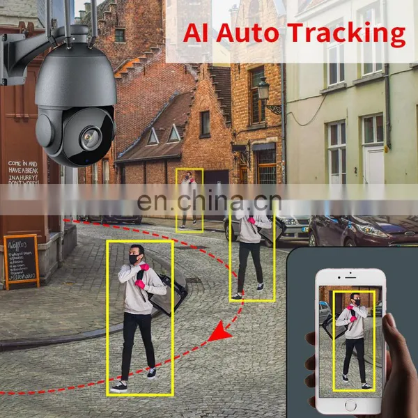 4GSIM CARD 5MP Wireless Security IP Network Camera 5X Zoom HD PTZ Outdoor Home Surveillance Dome Cam CCTV 50M IR Night Vision photo-3