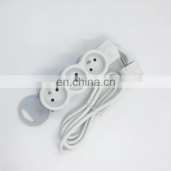 Cable D'extension Avec Interrupteur Francais Prises Mural Multiples Changer 5 Voies photo-2