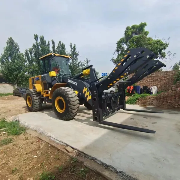 XCMG Wheel Loader Attachments Grapple Oilfield Pipe Grapple Attached for Wheel Loader