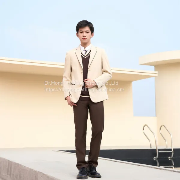 2023 New School Uniforms Children Formal Suit photo-3
