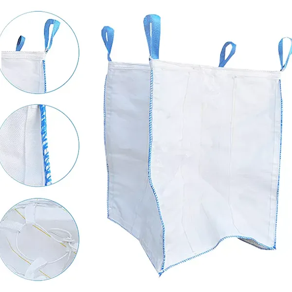 1000kg Waterproof Virgin PP FIBC Bulk Bag for Sand/ Cement 1 Ton Jumbo Big Bag photo-3