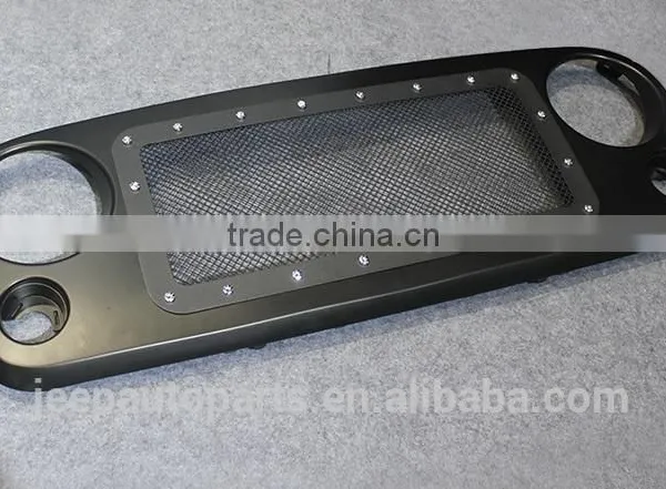 JK PARAMOUNT GRILLE WITH LED LIGHT FOR 07-15 JEEP WRANGLER photo-3