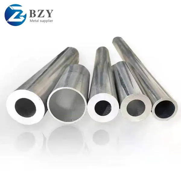 Polished Square Round Aluminum Alloy Tube 60mm 18mm Anodized Aluminum Hollow Pipe photo-5