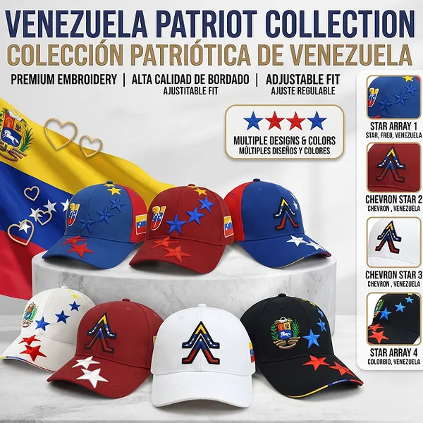 Vinotinto Football Fan Merch Vertical 3D Puff Lettering Burgundy Gold Shield 6 Panel Baseball Cap