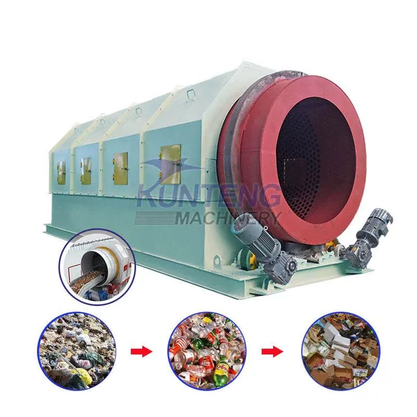 Professional Construction Waste Processing Line Landfill Waste Sorting Machine EPC