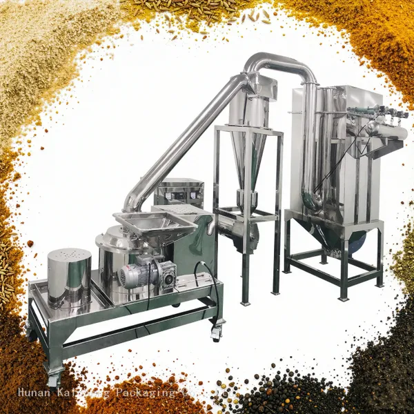 Industrial Stainless Steel Grinder Industrial Fiber Pulverizer Small-scale Grinder for Seasonings and Spices