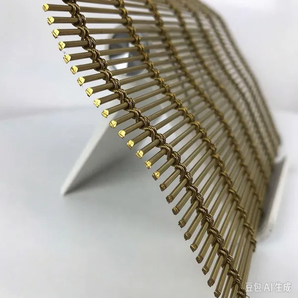 Decorative Woven Metal Mesh for Elevator Car Cladding, Elevator Car Interiors, and Lobby Walls photo-4