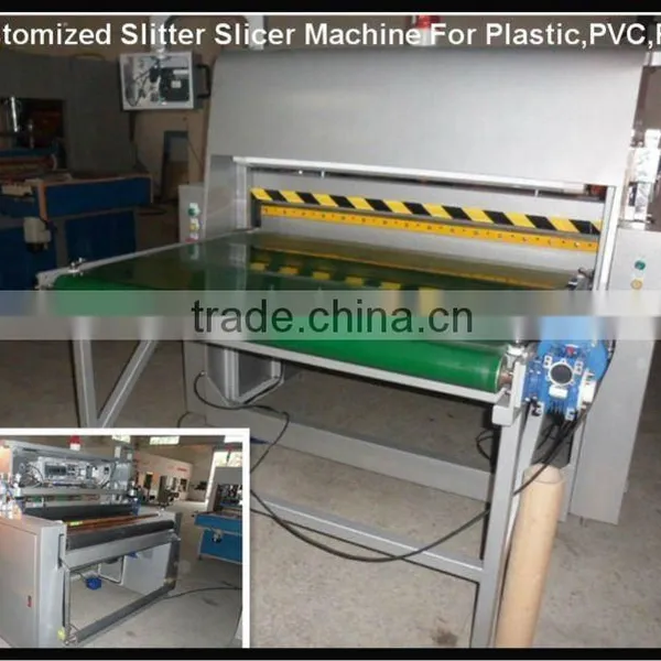 Automatic PVC PET PP PS Plastic Sheet Slicing Machine