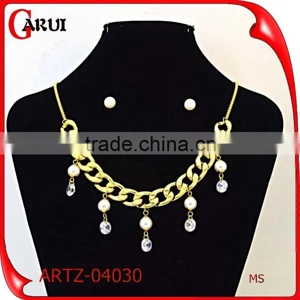 Wholesale Turkish Jewelry Gold Models Big Fashion Jewelry Set photo-4