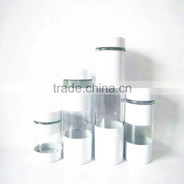 Glass Storage Jars Stainless Steel Shaker Bostan Shaker