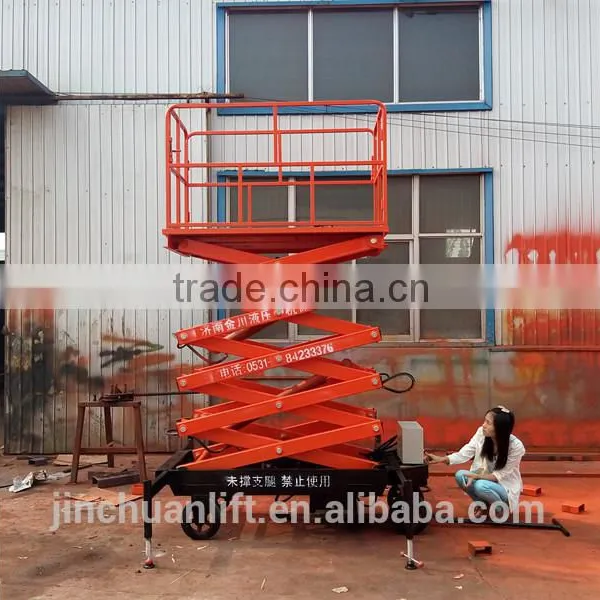 1.35~11m, 0.3 Ton Scissor Lift Platform for Wheelchair /mobile Lift Platform /stationary Scissor Lift Platform photo-5