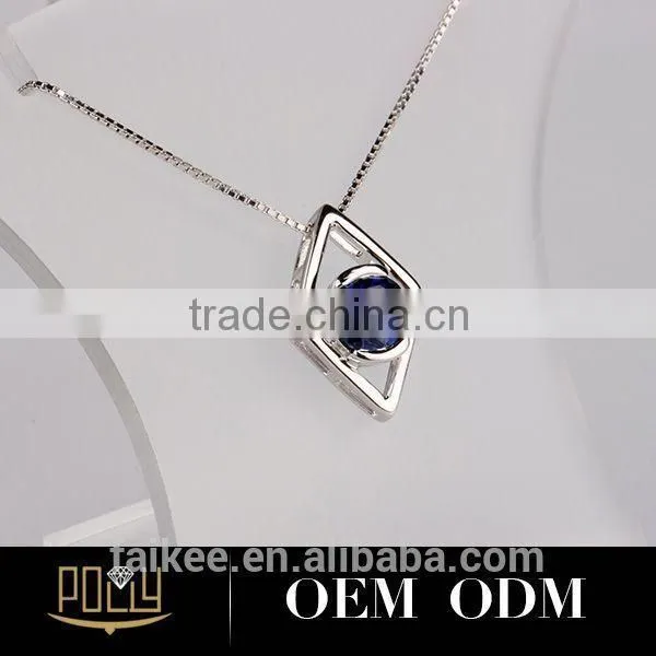 Popular Lady Silver Pendant Fancy Owl Necklace photo-4