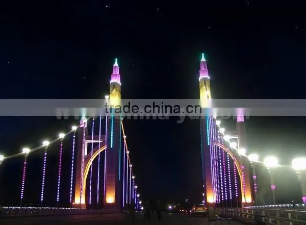 Successful Outdoor Bridge RGB LED Light Project photo-2