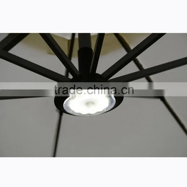 Outdoor Beach Patio Sun Garden Travel Led Light Cheap Solar Chinese Umbrella Light photo-2