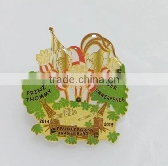 Hottest Blinking Light up LED Badge With Safety Pins for Party photo-2