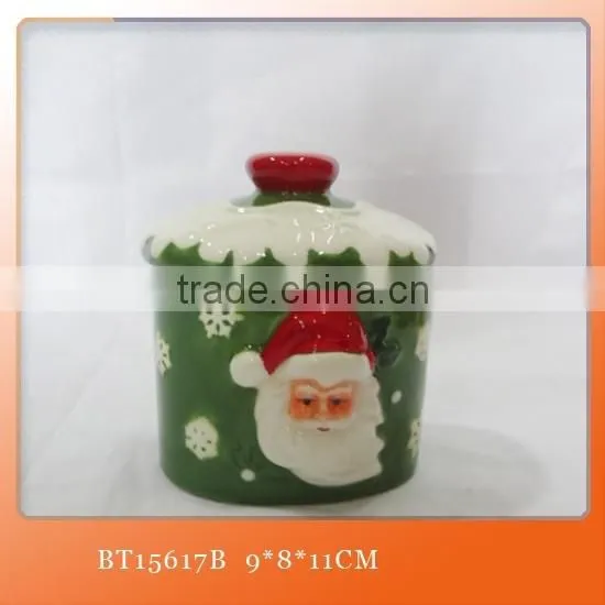 Christmas Penguin Ceramic Cookie Jar photo-4