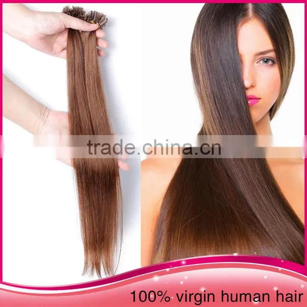 Best Selling Remy Straight Pre-bonded Hair U-tip Hair Weaving