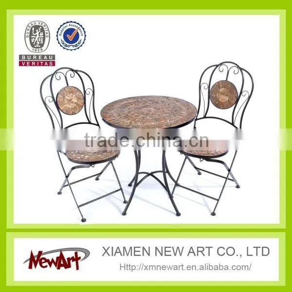 Metal Frame Mosaic Garden Furniture photo-2