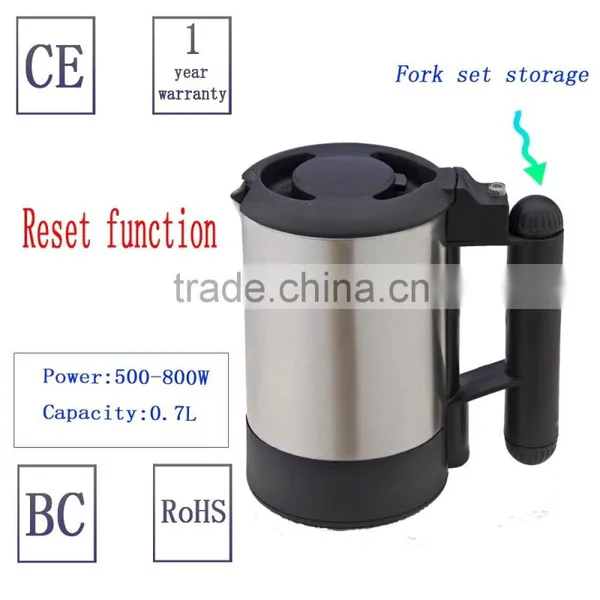 Portable Multifunctional Efficient Travel/home Appliance Stainless Steel Electric Water Kettle
