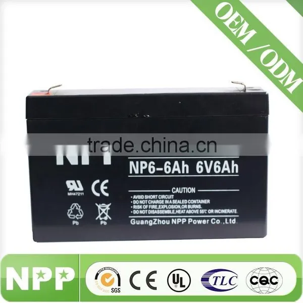 6v6ah AGM Battery for UPS photo-2