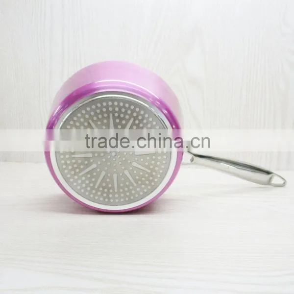 Aluminum Metallic Coating Fry Pan Set Cast Steel Handle Magic Pan photo-5