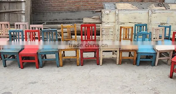 Reproduction Vintage Chinese Classical Antique Furniture Wooden Small Chair photo-5