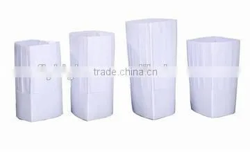 Chef Hat Paper Chef Cap for Disposable Paper Chef Hat From China photo-2