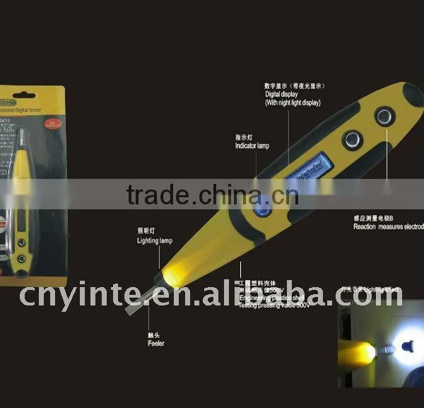Electrical Display Voltage Tester With Light YT-0419