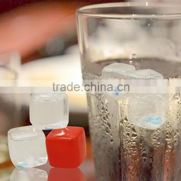 Square Shape Transparent Plastic Ice Cubes photo-5