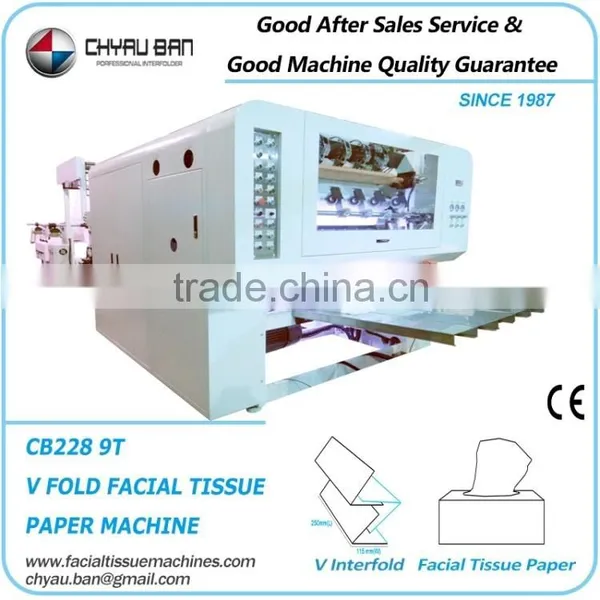 Machine Drawing Box Facial Tissue Embossed Paper Manufacturing