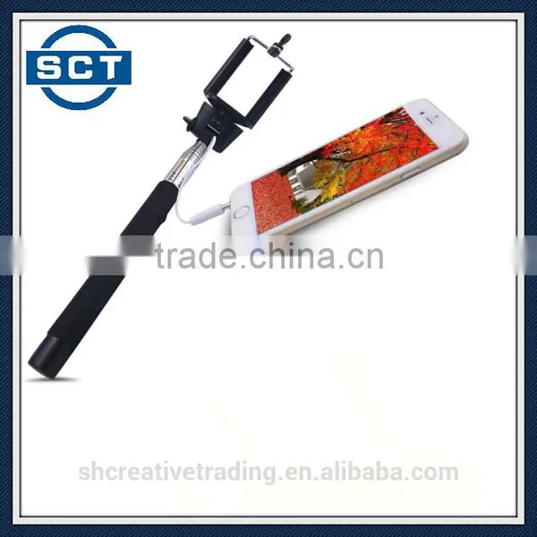 Handheld Extendable Wired Remote Shutter Selfie Stick Monopod photo-3
