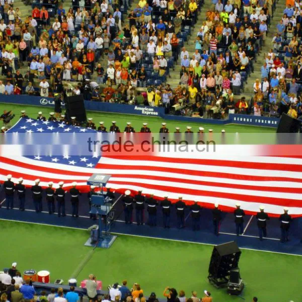 Custom Material Printed Polyester Knitted American Flag for Sale photo-6