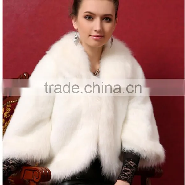 2016 High -end New Fashion Faux Fox Fur Vest photo-2