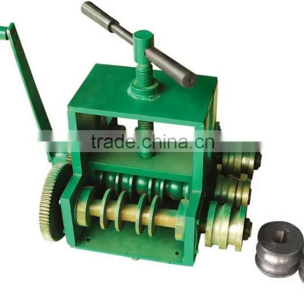 IRON TUBE ROUNDING AND ANGLING MACHINE