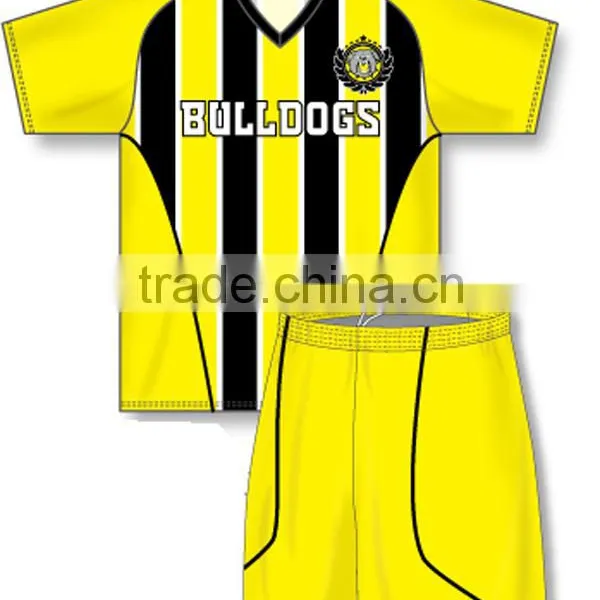 Cheap Customize Striped Blank Soccer Jerseys photo-3