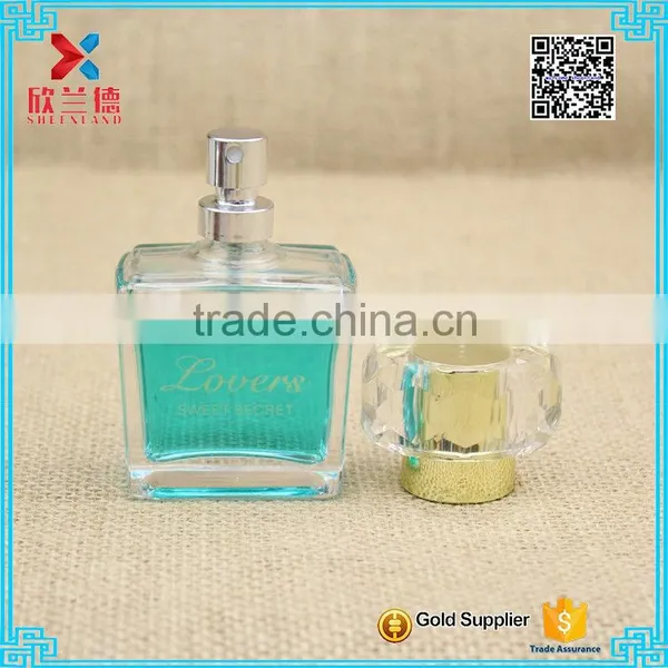 40ml Rectangle Perfume Pump Spray Airless Cosmeitc Bottle