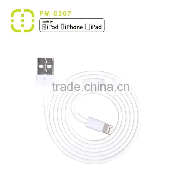 MFI Certified for IPhone 5 IPhone 6 Original 8 Pin Colorful Mobile Phone Charging Walnut Cable Manufactory photo-3
