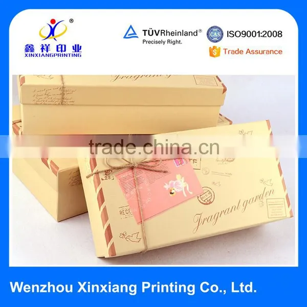 Attractive Durable Brown Kraft Paper Gift Boxes With Your Design photo-5
