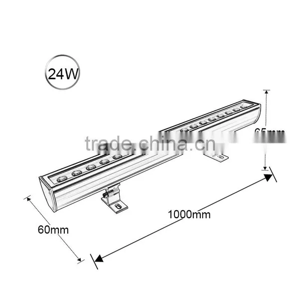 DMX 24W Rgb LED Wall Washer Light photo-2