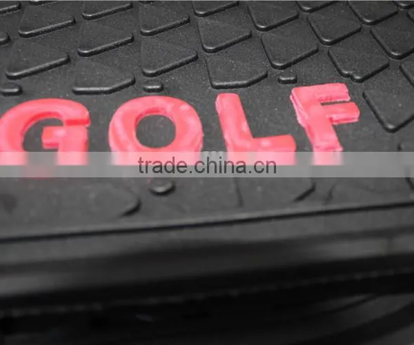 Full Set Type Rubber Floor Mats / Floor Liners For VW GOLF 7 photo-4