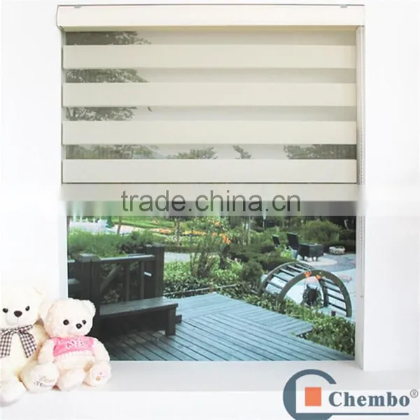 Modern Home Decor Zebra Rolling Window Shutters photo-3