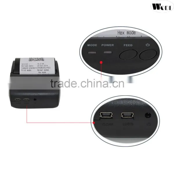 Cheap Price 58mm Mini Mobile Bluetooth Thermal Printer for Android and IOS photo-5