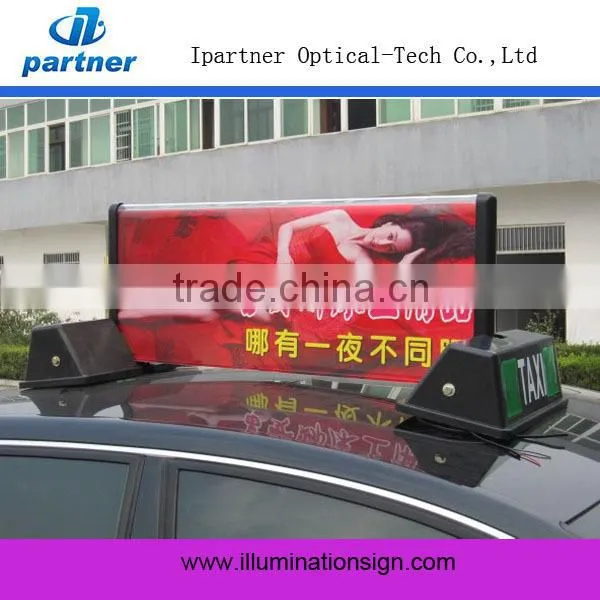 New Design Led Taxi Top Advertising