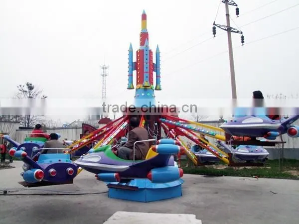 Rotating Airplane Rides Amusement Park Equipment Games Factory photo-2